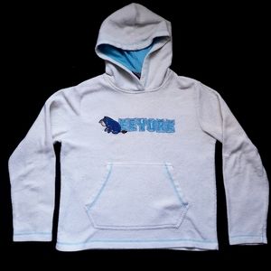 Vintage Disney Eeyore 100 Acre Wood Collection White Fleece Hoodie M